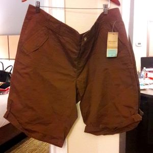 NWT SONOMA BROWN SZ 18W MODERN FIT SHORTS NEW